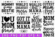 Mothers Day SVG Design Bundle, an Object Graphic by D2PUTRI (Thumbnail 2 of 27)