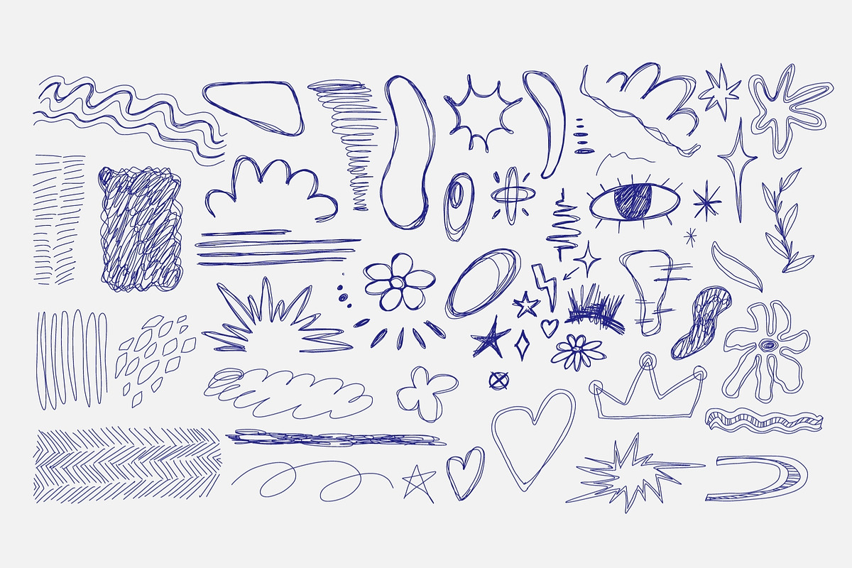 Modern pen scribble bundle 550 items, an Object Graphic by Kristina Chistiakova (Photo 6 of 10)