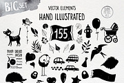 BIG SET! Watercolor collection, a Texture Illustration by OlgaAlekseenko (Thumbnail 2 of 4)
