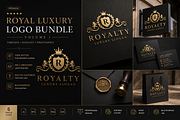Royal Luxury Heraldic Logo Bundle, a Branding & Logo Template by Design_Planet (Thumbnail 3 of 4)