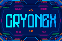 Cryonex Scifi Font