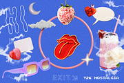 Y2K Glow & Dreamy Objects Pack, an Object Graphic by Anzhelika (Thumbnail 8 of 10)