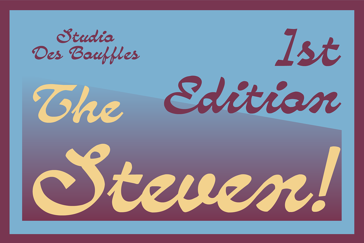 SFC Zurich Plaza, a Script Font by Skilline Supply Co. (Photo 1 of 10)