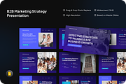 B2B Marketing Strategy Google Slides, a Presentation Template by SquidPixey (Thumbnail 1 of 7)