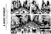 A Busy Street, a Decorative Illustration by Digital Art Creations (Thumbnail 3 of 7)