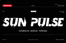 Sunpulse Futuristic Typeface