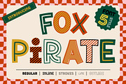 Fox Pirate 5 Fonts Style, a Handwritten Font by Fox7 By Rattana (Thumbnail 1 of 11)