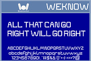 Optical Phenomena font, a Sans Serif Font by weknow (Thumbnail 4 of 8)