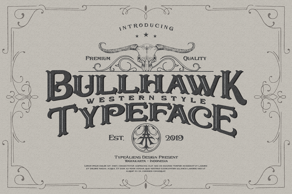 Bullhawk for Logo & Vintage Branding