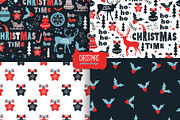 Stylish Christmas patterns, a Pattern Graphic by narinadraban (Thumbnail 3 of 4)