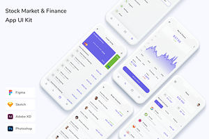 Stock Market & Finance App UI Kit