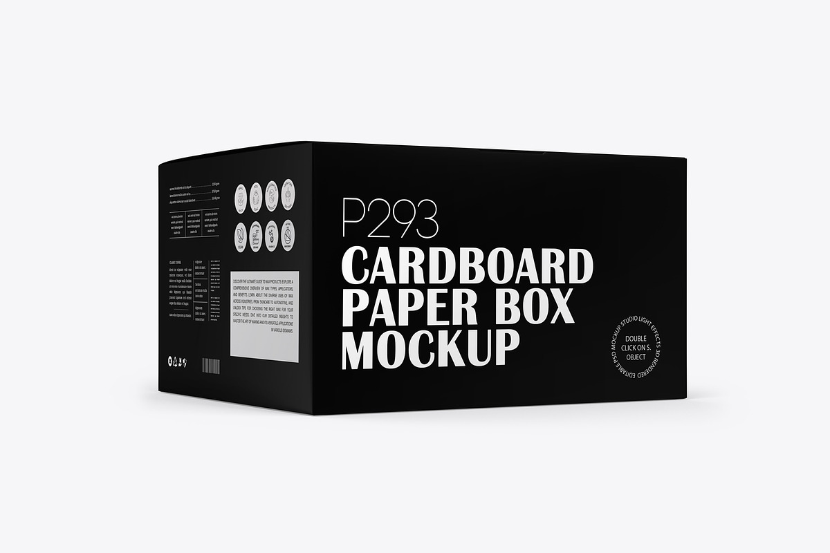 Rectangle Paper Gadget Box Mockup, a Packaging Mockup by Ram Studio (Photo 2 of 12)