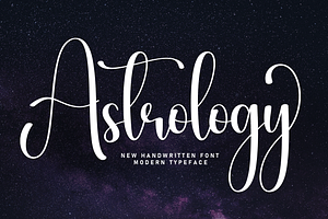 Astrology Script Font