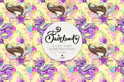 Fairy Castle Dragon Unicorn Patterns, a Pattern Graphic by KaramfilaS (Thumbnail 12 of 15)