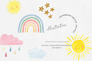 ALL IN RAINBOW BUNDLE / PNG VECTOR