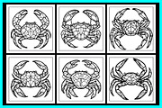 Stained Glass Crab Coloring Pages, an Animal Illustration by protabsorkar11 (Thumbnail 4 of 6)