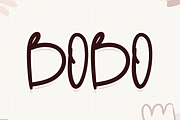 Bobo | Script font, a Script Font by Scratchones (Thumbnail 1 of 8)