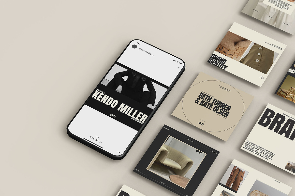 Social Media Branding Coach Bundle, a Social Media Template by Moscovita Studio (Photo 13 of 23)