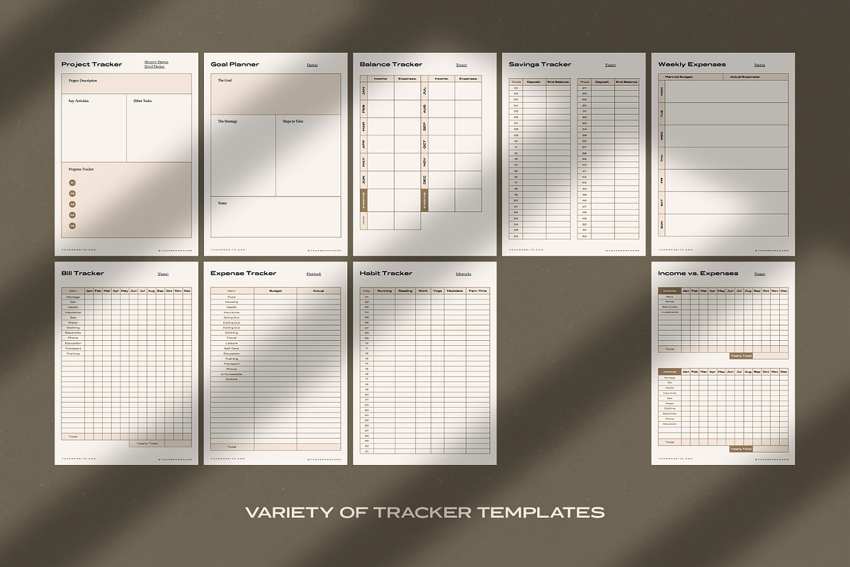 Aesthetic Planner Bundle + More, a Templates & Theme by AndrewPixel (Photo 8 of 12)