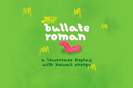 bullate roman, a Font by Hello Wala Type Foundry