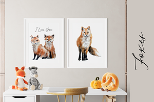 Fox Life Cycle And Clip Arts