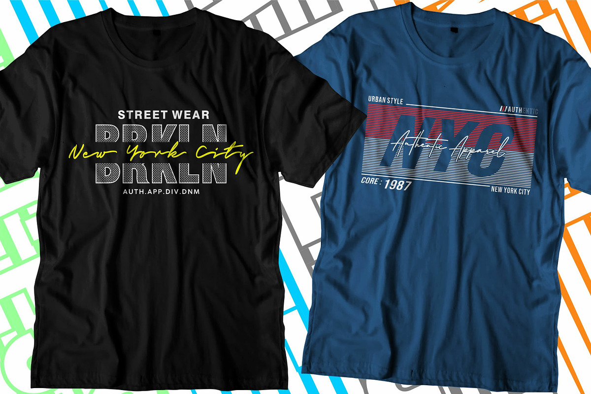 Urban City Typography T Shirt Design, a Graphic by D2PUTRI (Photo 25 of 26)