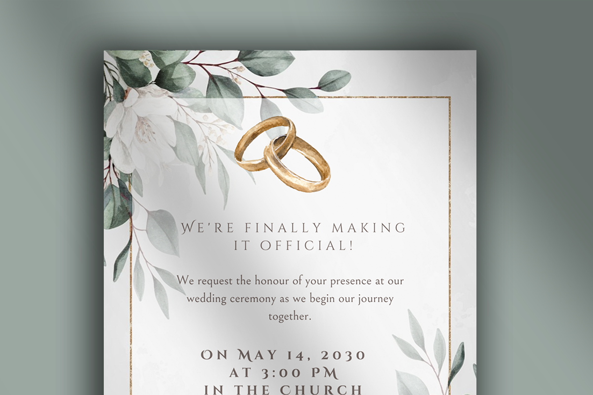 Eucalipt - Wedding Invitations Suite, an Invitation Template by Khryna Designs (Photo 3 of 5)