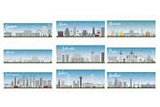 36 World Capitals Skyline, an Illustration by Booblgum (Thumbnail 3 of 7)