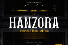 Hanzora - Luxury Bold Font