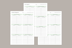 Event Planner Pages Set V-16