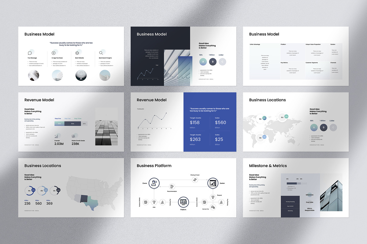 Business Plan Presentation, a Presentation Template by GoldenPixelStudio (Photo 20 of 29)