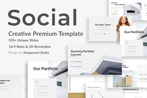 Social Media Trend Design Powerpoint