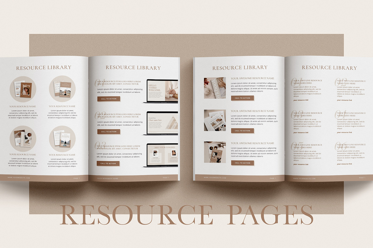 4 in 1 Course Creator Bundle CANVA, a Presentation Template by Studio Loire (Photo 36 of 73)