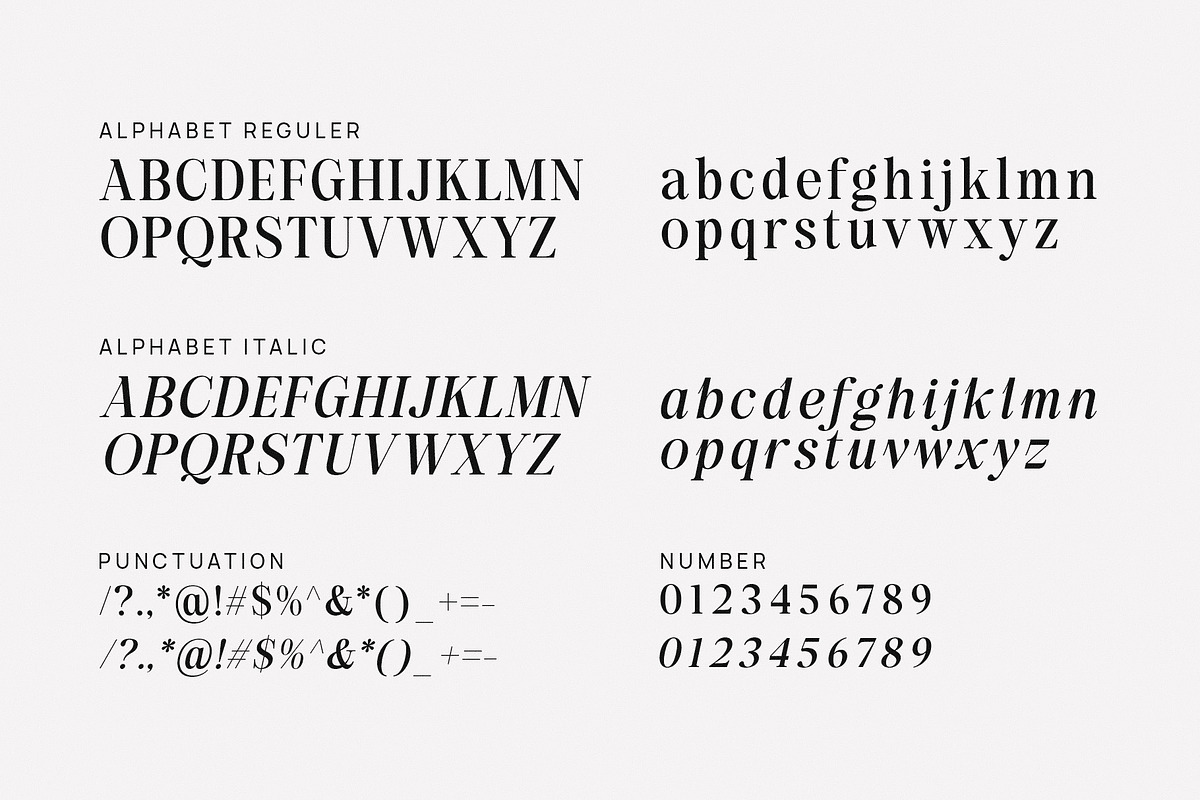Back Bone Melavita Serif Family font, a Serif Font by Graphicxell (Photo 17 of 18)
