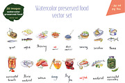 Watercolor preserved food, an Animal Illustration by miminoshka (Thumbnail 2 of 7)