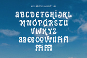 Panella - Groovy Display Font, a Script Font by AQR Studio (Thumbnail 7 of 9)
