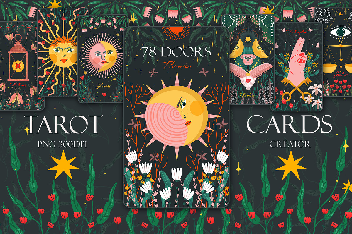Tarot cards. Major and minor arcana, a Decorative Illustration by Chikovnaya (Photo 1 of 8)
