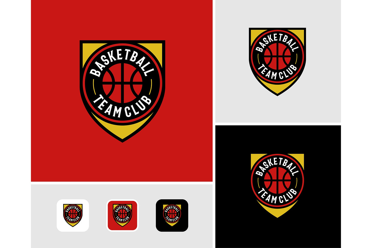 Basketball Team Emblem Logo, a Branding & Logo Template by ika trisiana