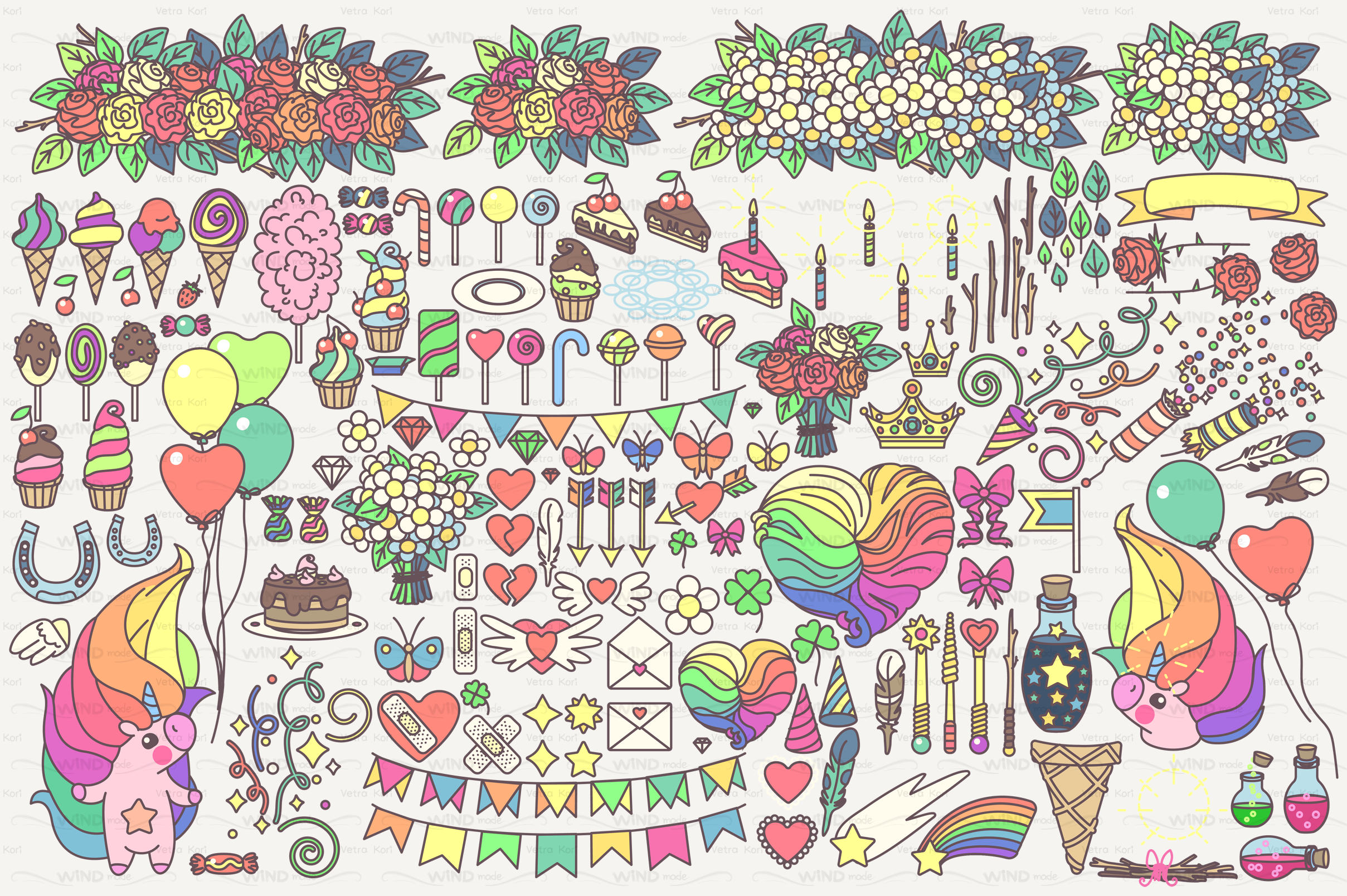 vector big objects set, an Object Graphic by WINDmade