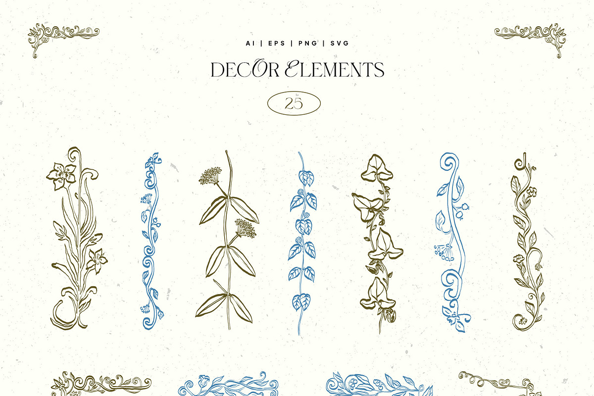 Aesthetics Flower | Illustration Kit, a Decorative Illustration by KetteCreate (Photo 11 of 19)