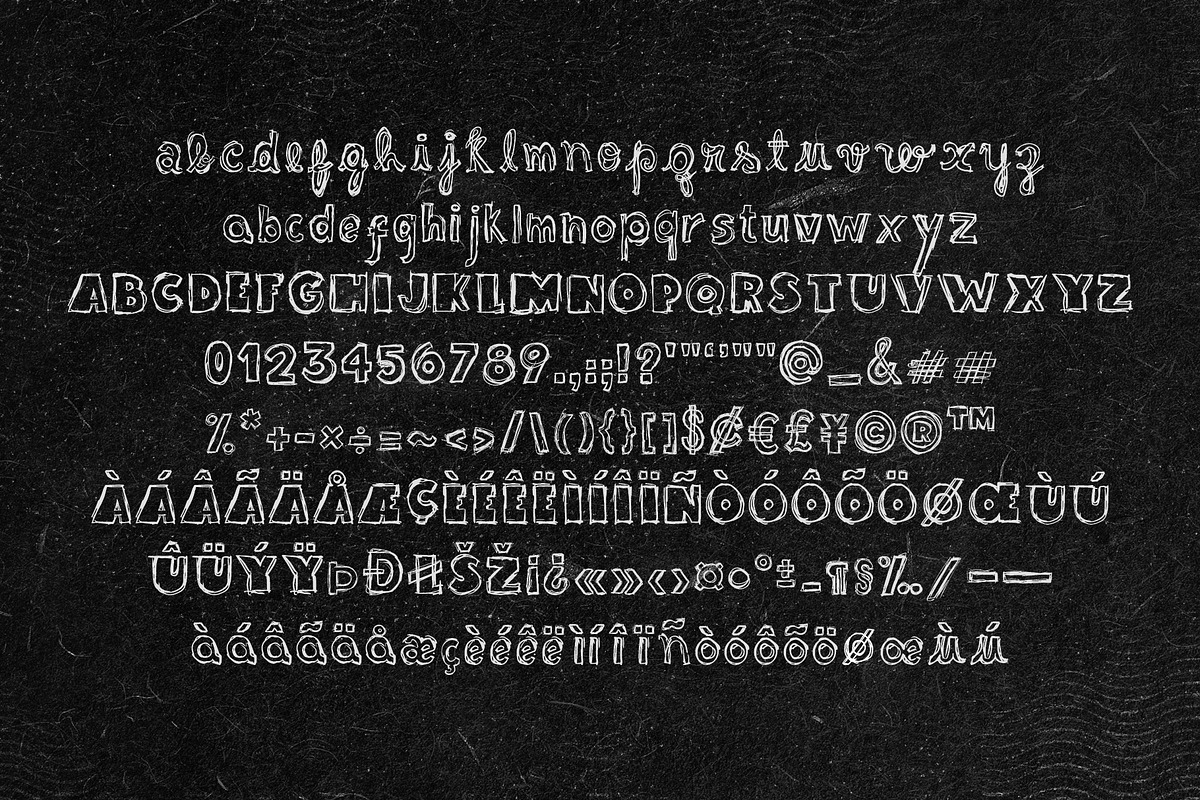 Sketchie Typeface, a Script Font by 1904 Studio (Photo 3 of 6)