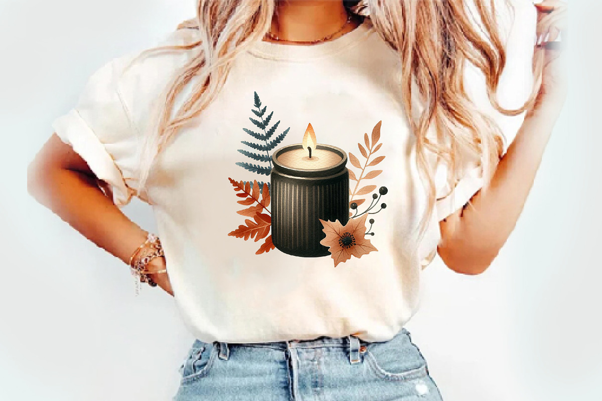 Beige & Black Autumn Clipart, an Illustration by Watercolor design (Photo 3 of 5)