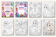 Magical Creatures Coloring Book, a Stationery Template by Designmela01 (Thumbnail 2 of 5)