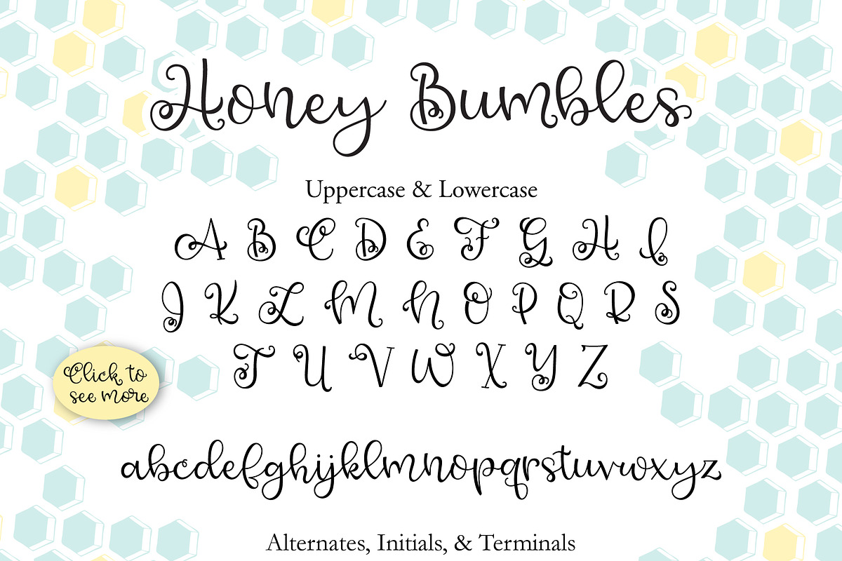 Honey Bumbles, a curly round script preview 3