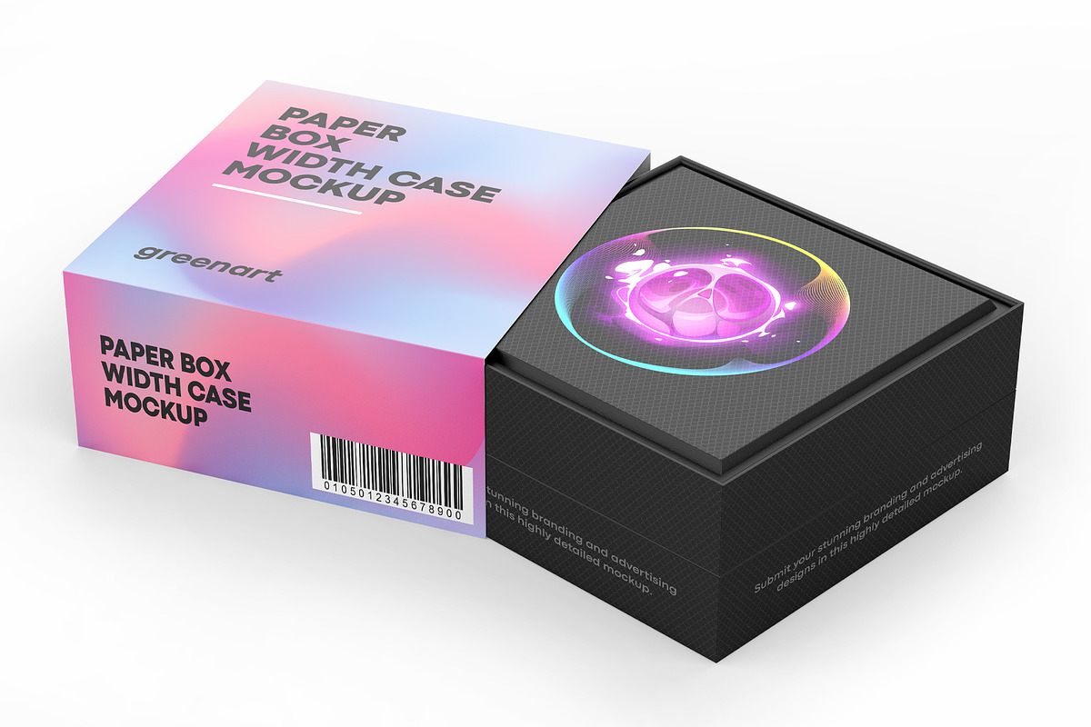 Case In Box Mockup, a Packaging Mockup by Green Art (Photo 1 of 5)