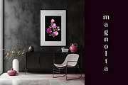 Magnolia PNG Watercolor Flowers, a Decorative Illustration by SashaKondr (Thumbnail 4 of 13)