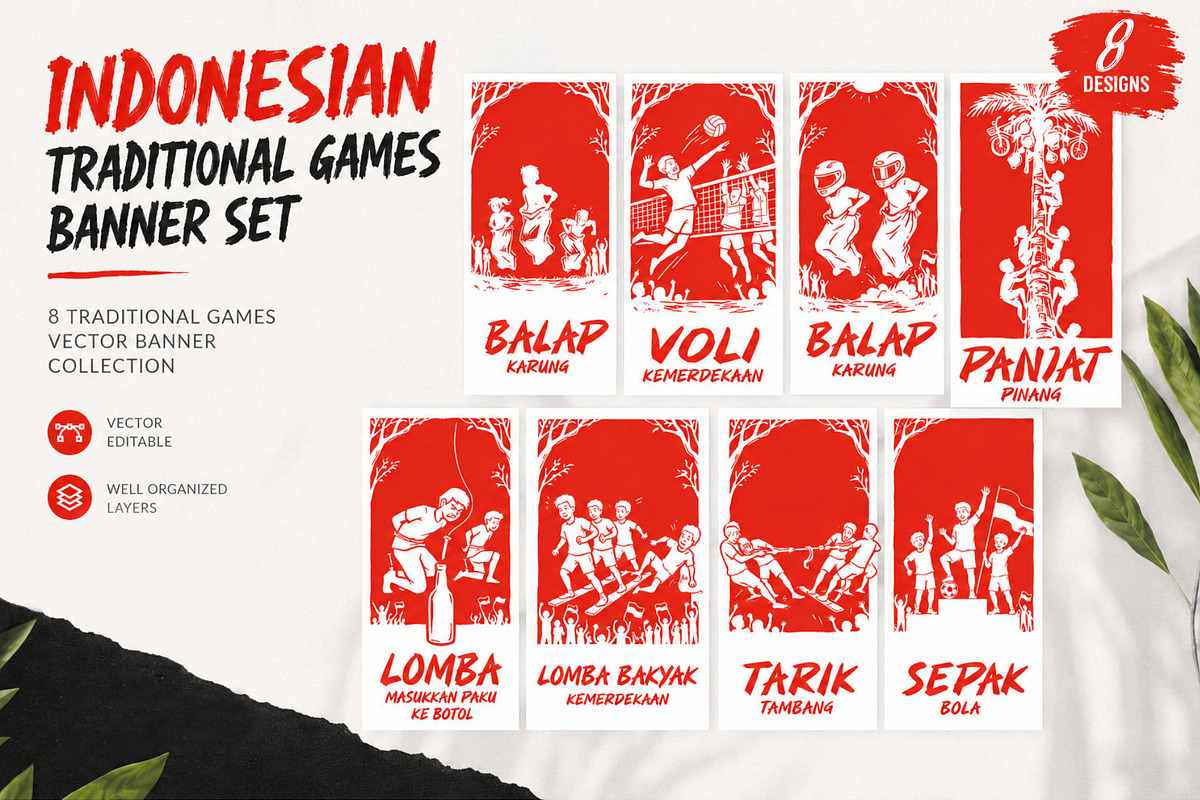 17 August Indonesia Independence Day, a Sport Illustration by WAP (Photo 1 of 9)