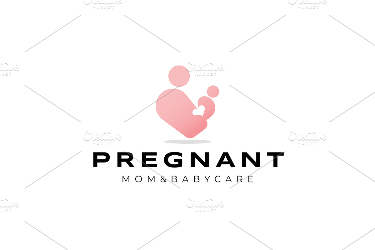 Pregnant icon template illustration, a Branding & Logo Template by Dyn Studio (Photo 1 of 2)