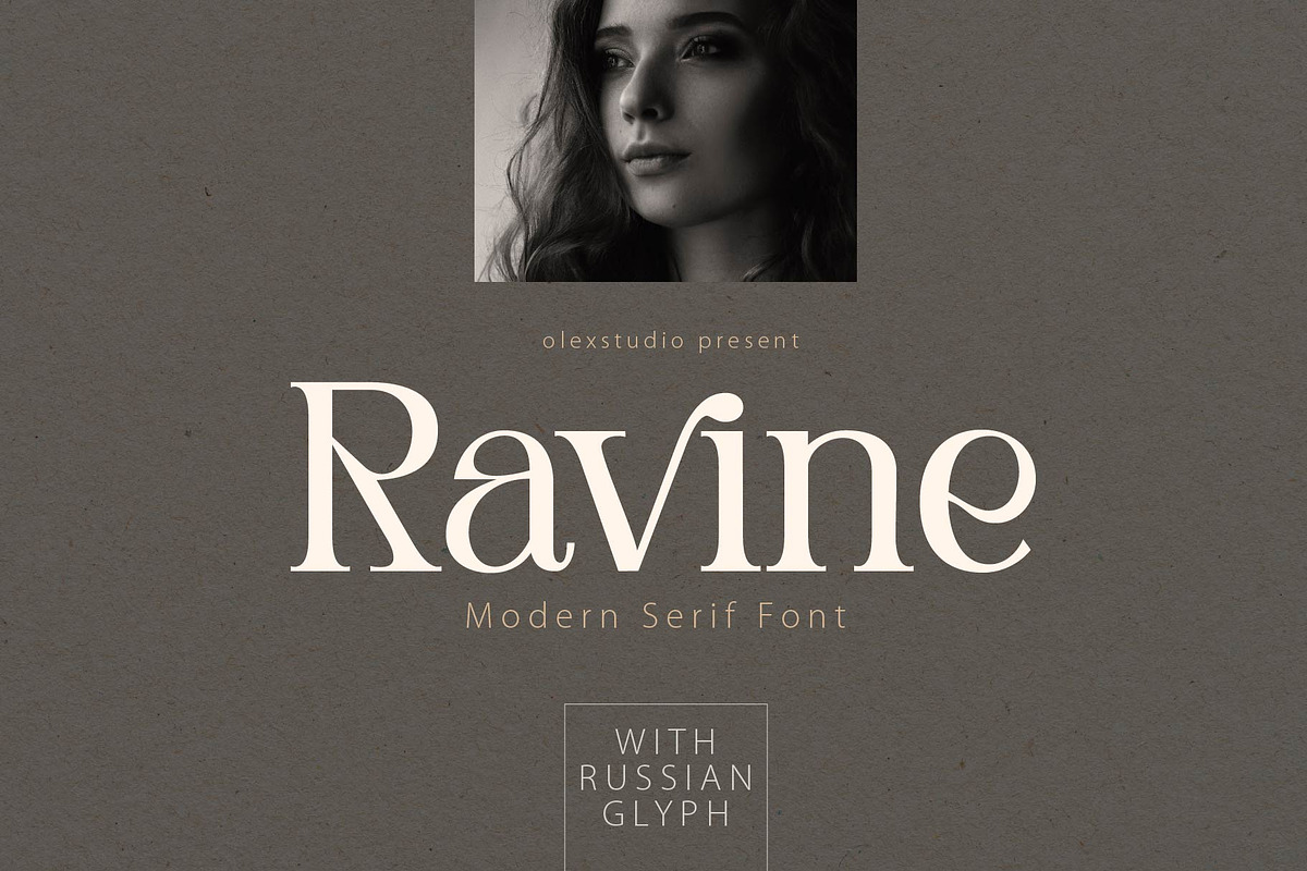 Ravine - modern serif, a Serif Font by Olexstudio (Photo 1 of 11)