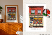 Behind London's Windows, an Object Illustration by SunnJaneArt (Thumbnail 3 of 9)